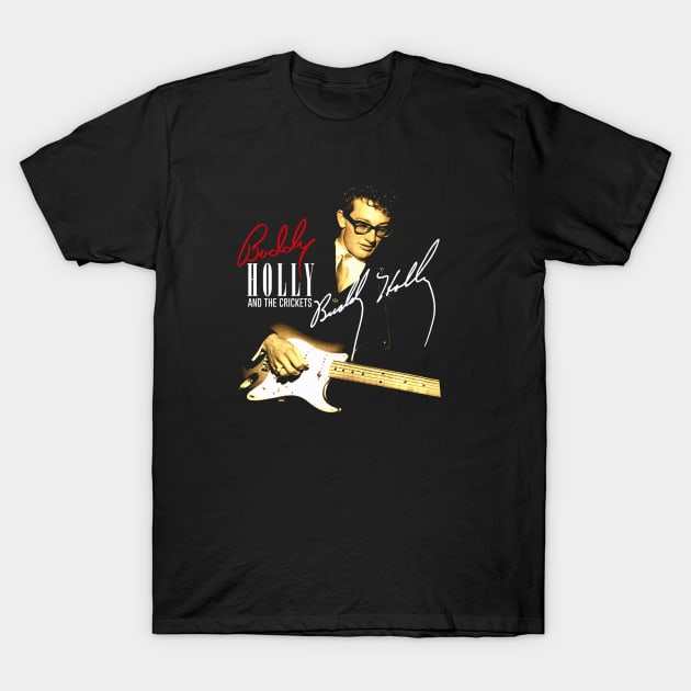 Buddy Holly and The Crickets T-Shirt by chaxue